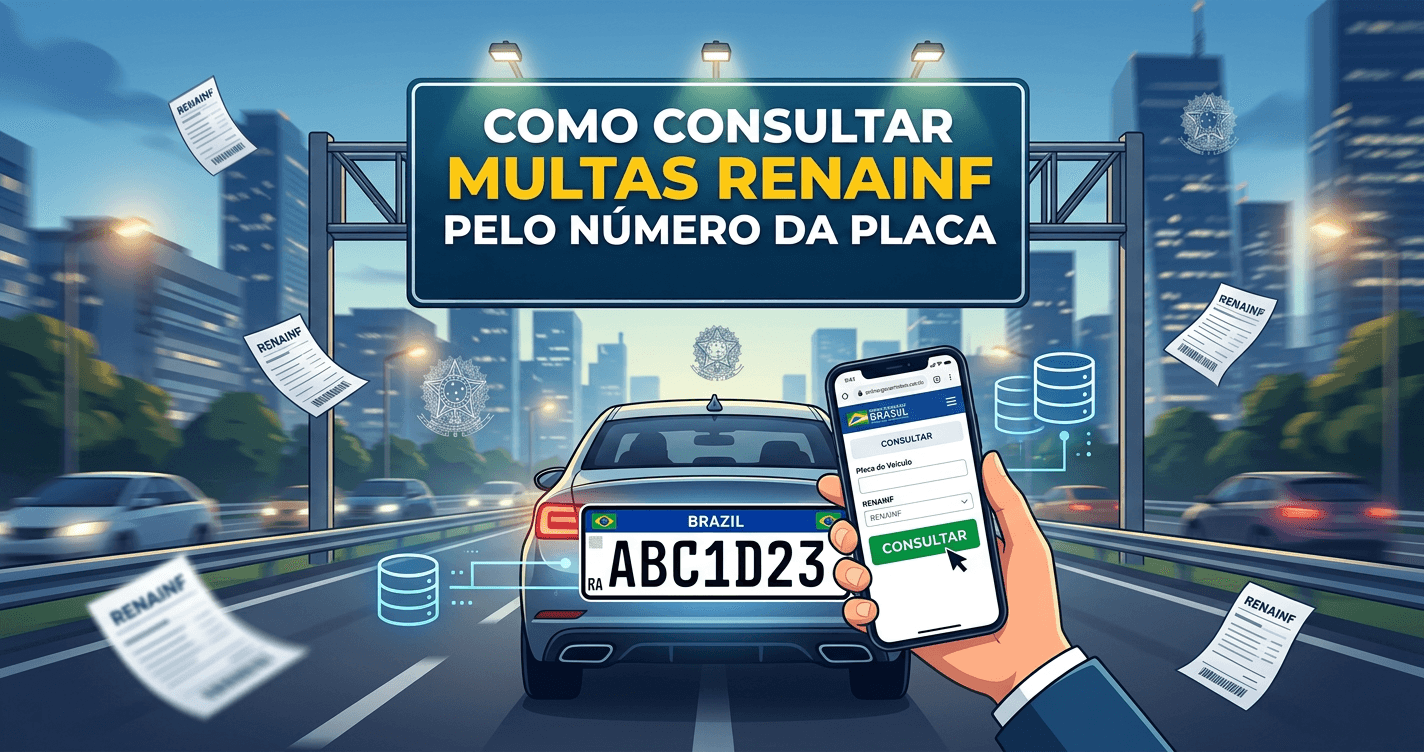 Como Consultar Multas RENAINF Pelo Número da Placa