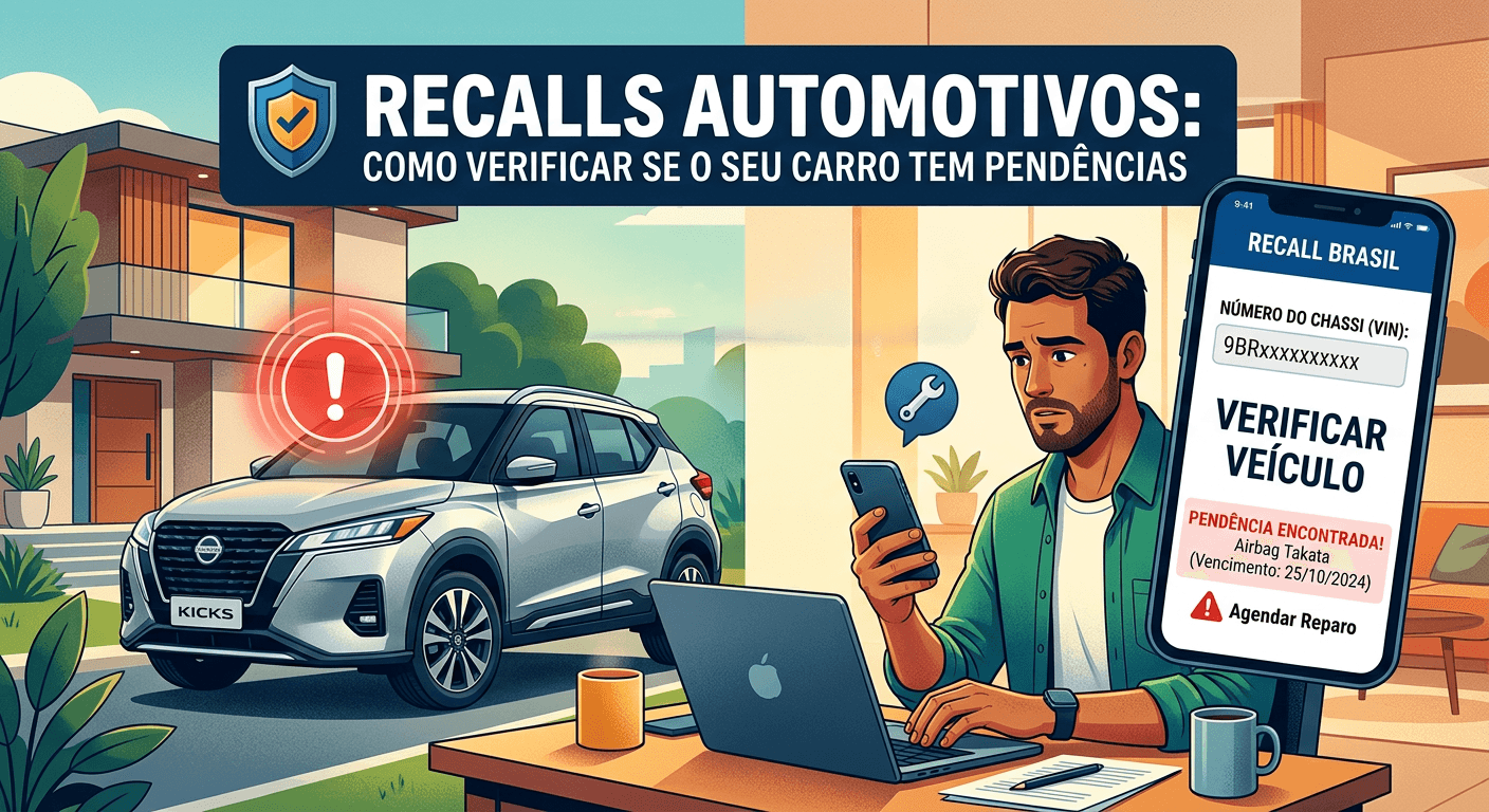 Recalls automotivos: como verificar se o seu carro tem pendências