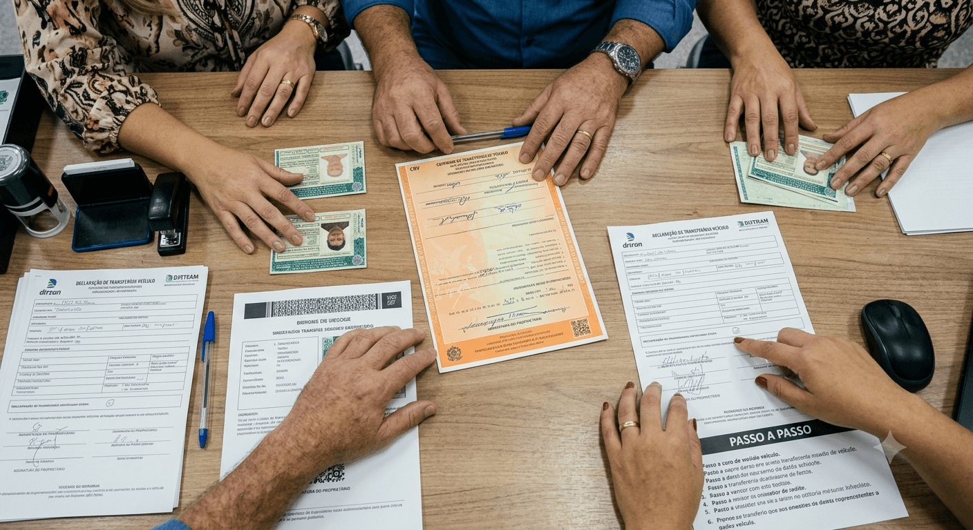 Transferência de Veículo: Documentos Necessários e Passo a Passo Completo