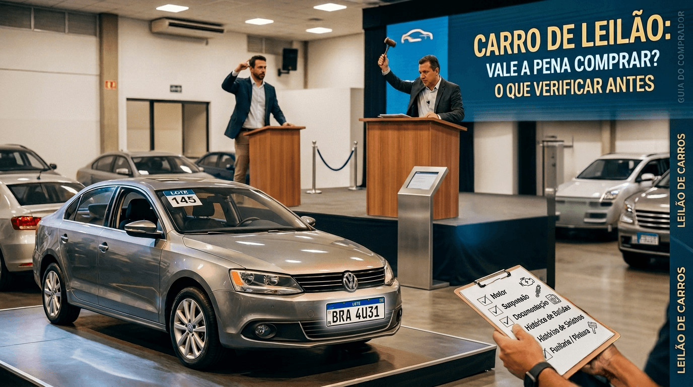 Carro de leilão: vale a pena comprar? O que verificar antes